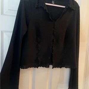 Elegant Black Women's Top